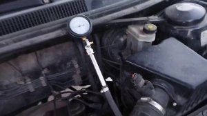 замер давления в топливной рампе на автомобиле Чери Тиго 2011 года объем 1.8
