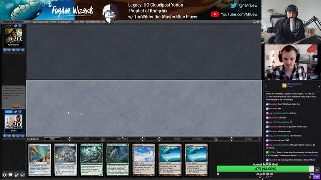 Legacy: UG Cloudpost Yorion Prophet of Kruhphix w/ TimWilder the Master Blue Player смотреть онлайн