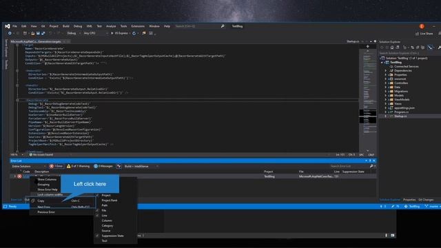 How To fix visual studio 16.8.2, 16.8.3 ASPNETCORE Build issue смотреть онлайн