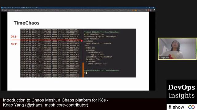 Introduction to Chaos Mesh, a Chaos platform for K8s - Keao Yang ( @chaos_mesh core-contributor) смотреть онлайн