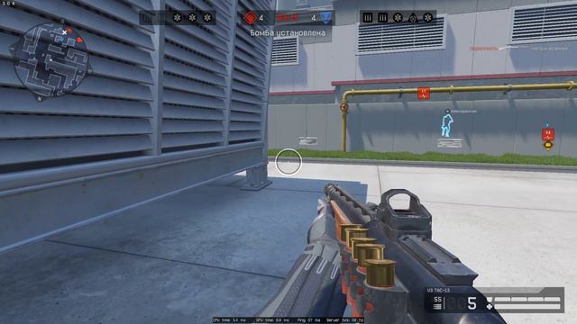 Эйс, карта "Пункт назначения", рм, Warface (V3 TAC-13) смотреть онлайн