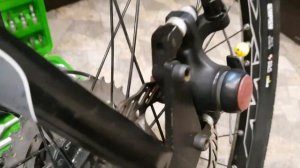 Дисковый тормоз на раму для V-brake / Обзор моего Author Basic