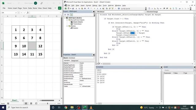 15 Puzzle | Excel & VBA TUTORIAL смотреть онлайн