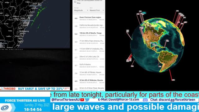 Australia. Severe Weather Warnings for three States & aftershocks continue & TS Mawar . смотреть онлайн