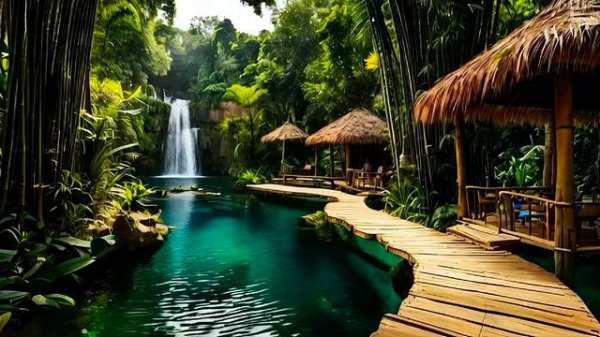 Hidden Oasis in the Jungle (AI music)