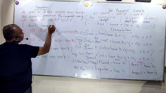The present simple phrase 4 with has to and have to which is used for compulsion and obligation. смотреть онлайн