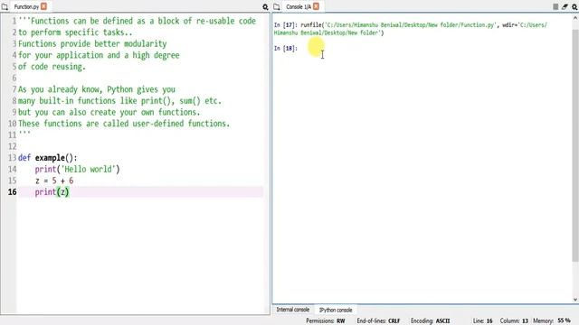 Define Function in Python смотреть онлайн