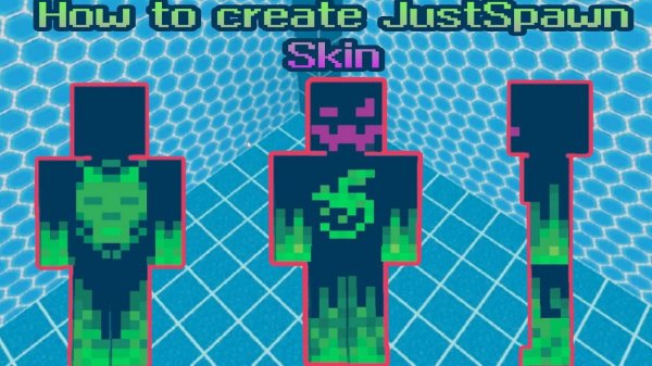 Pixel gun 3d. {#1} How to create JustSpawn skin