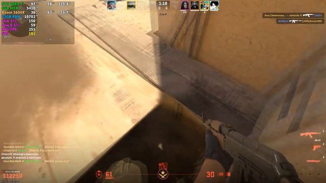 Counter-Strike 2 - RTX 4060 Ti + Ryzen 5600X Test in Competitive. (16:9 Ultra Settings) MIRAGE смотреть онлайн