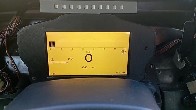 Первые тесты приборки Realdash смотреть онлайн