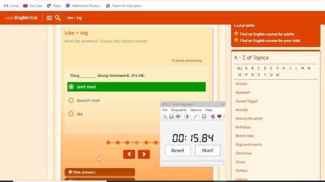 English "Like + ing" | fast Grammer Activity Game смотреть онлайн