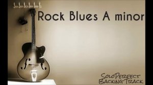 Rock Blues Backing Track in A minor