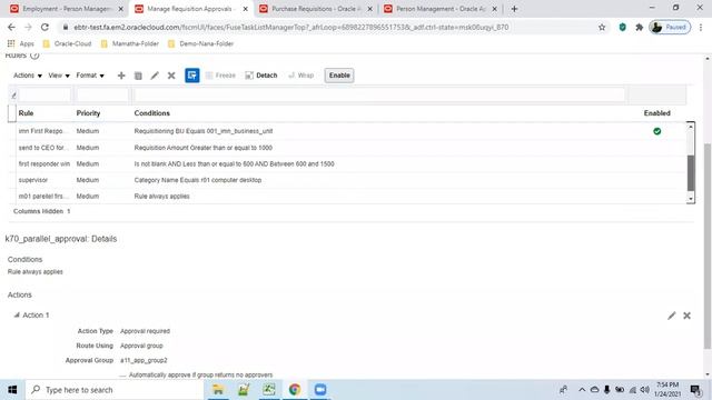 Purchase requisition Approval setup - Oracle cloud fusion смотреть онлайн