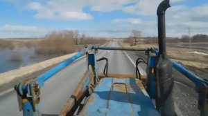 Купил трактор МТЗ-82! Жёсткий перегон по бездорожью за 90 км! Driving a tractor off-road