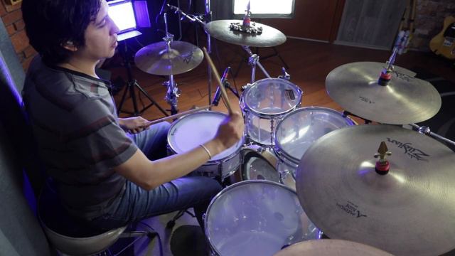 Así suenan los parches Powerbeat en Batería gama alta | Hugo Zerecero смотреть онлайн