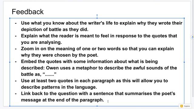 Sonnet Essay Feedback (Year 8, Week 35) смотреть онлайн