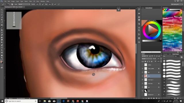 Digital Painting Time lapsed- Photoshop смотреть онлайн