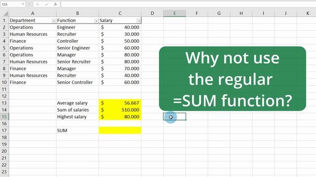 Maximize Your Productivity: Excel SUBTOTAL vs SUM смотреть онлайн