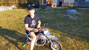 ДЕТСКИЙ ПИТБАЙК ОТ MOTOLAND. Крутой детский мопед. ПИТБАЙК 50см³. Классный подарок ребёнку.