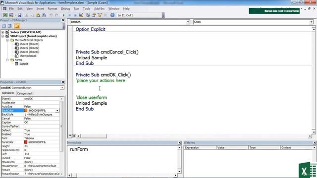 32. Labels And Text Boxes || VBA Tutorial || Lecture || Microsoft Excel || смотреть онлайн