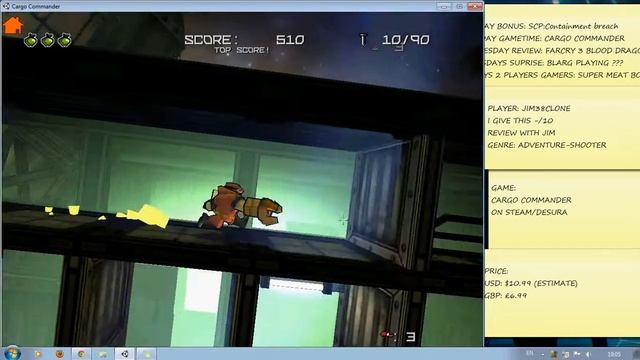 JIM38CLONE REVIEWS CARGO COMMANDER - indie game SUPREME смотреть онлайн