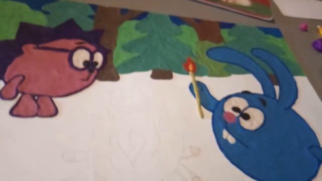 Картина из пластилина. Рисуем пластилин ом. смотреть онлайн