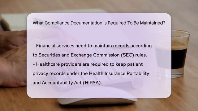 What Compliance Documentation Is Required To Be Maintained? - CountyOffice.org смотреть онлайн