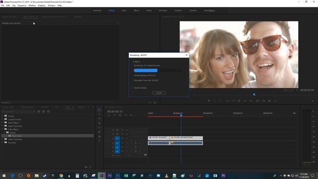 Premiere Pro : Red Line On Timeline Fix смотреть онлайн