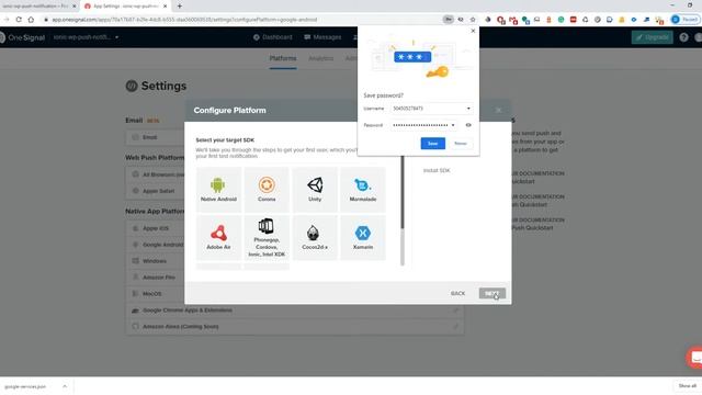 Step 2: Ionic Mobile App for Wordpress - How to Firebase integrates with OneSignal? смотреть онлайн