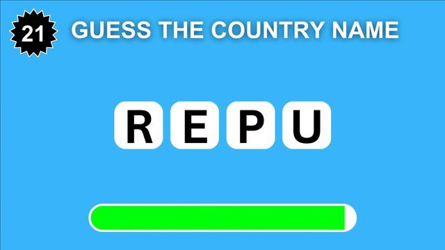 🚩 Can You Guess the Country by its Scrambled Name? 🌎 смотреть онлайн