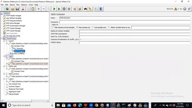Post-Processor and Assertions in JMter смотреть онлайн