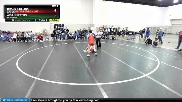 106 Lbs Semifinal - Aidan Peters, Wisconsin Vs Brady Collins, Askren Wrestling Academy Lake Countr смотреть онлайн