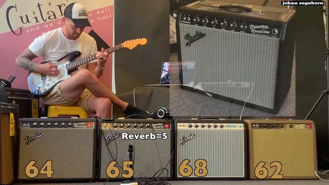The 4 Fender Princeton Reissues Comparison - 62 vs 64 vs 65 vs 68 смотреть онлайн