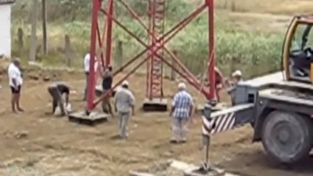 Установка Башни TELE2 высота 40 метров смотреть онлайн