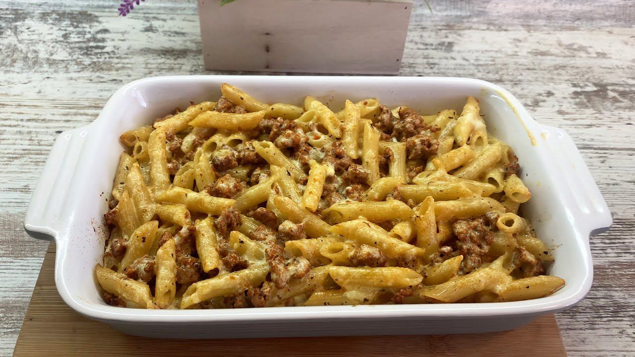 Запеканка с ФАРШЕМ И МАКАРОНАМИ. Еда для всей семьи!
