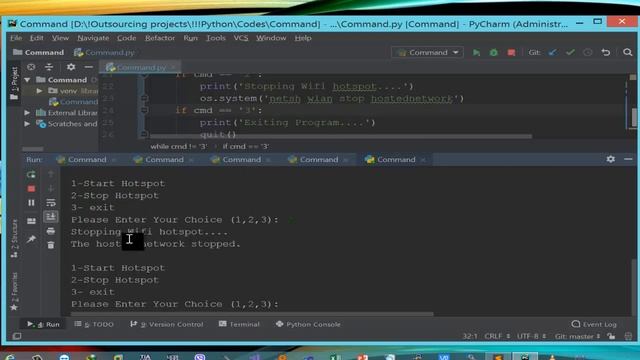 Laptop computer ကို Wifi Hotspot ေျပာင္းတဲ႔ Python Program смотреть онлайн