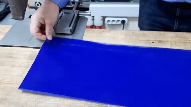 Подгибка ПВХ ткани при производстве тентов смотреть онлайн