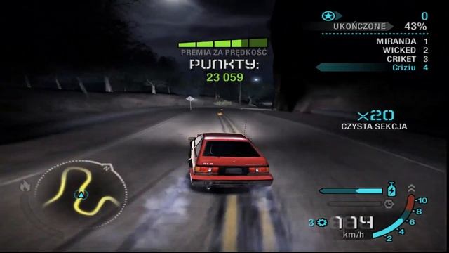 NFS Carbon Drift Toyota Corolla GT-S (AE86)