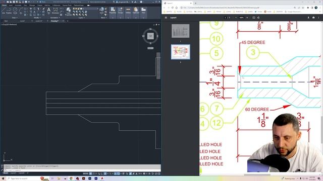 Can you draw this Nozzle?? - AutoCAD Beginner PART 2 смотреть онлайн