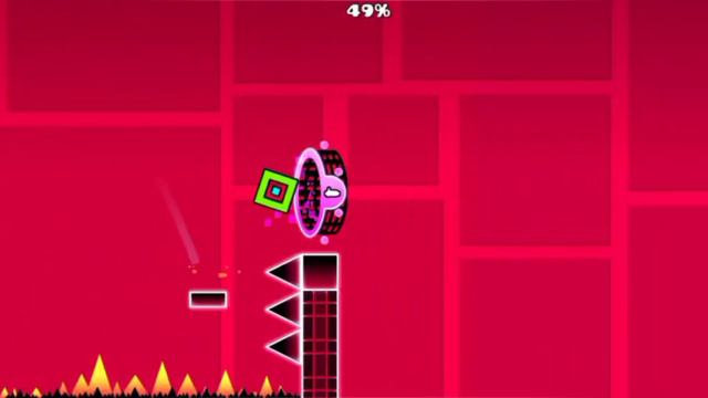 Geometry-Dash. Level 2. Как легко и быстро пройти уровень смотреть онлайн