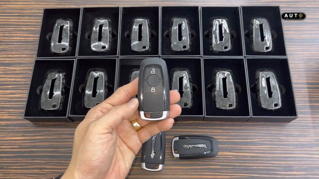Forged carbon fiber remote key cover for FORD Ranger RAPTOR 2023 смотреть онлайн