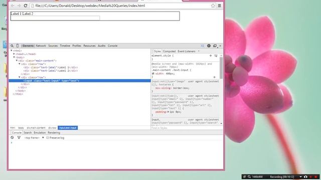 Responsive Design - CSS Media Queries смотреть онлайн