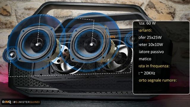 ?W-KING D9 60W►FINALMENTE FA BOOM/SPEAKER BLUETOOTH PER SMARTPHONE (+ Test Audio) смотреть онлайн