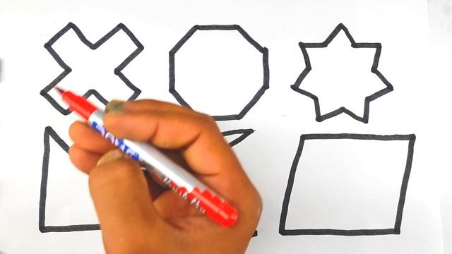 shapes drawing 2d shapes drawing drawing shapes drawing 2d shape, color educational video смотреть онлайн