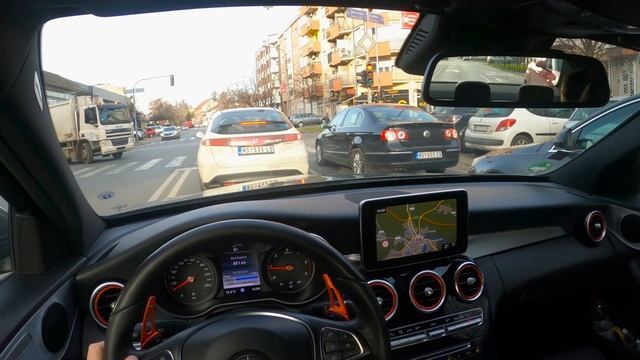 MERCEDES-BENZ C CLASS (2017) POV Test Drive C180d [4K] *stage 1* смотреть онлайн