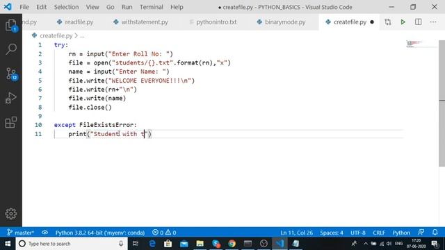 #22 File Handling In Python Part 2 || Write REST API data to local File смотреть онлайн