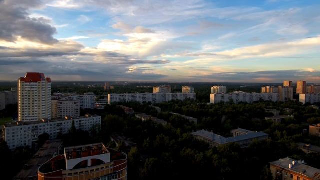 Полет на квадрокоптере Xiaomi Mi Drone 4k город Королёв