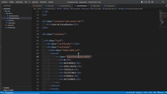 Clase 04 PHP 8 - CRUD Estudiantes (parte 1) смотреть онлайн