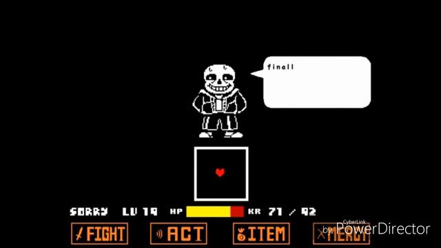 When you spare sans in Undertale meme смотреть онлайн