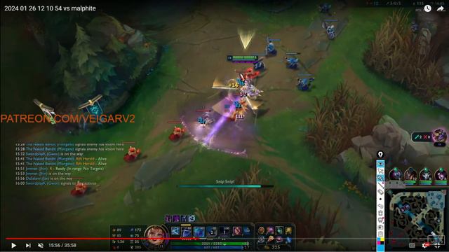 CHALLENGER LEAGUE OF LEGENDS COACH TEACHES YOU HOW TO CARRY AS GWEN TOP! | VEIGAR V2 COACHING смотреть онлайн